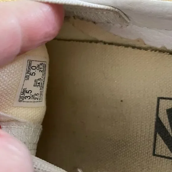 🚨4/$25 VANS Yellow Checker Board Slip-Ons Size 5 - Picture 7 of 8